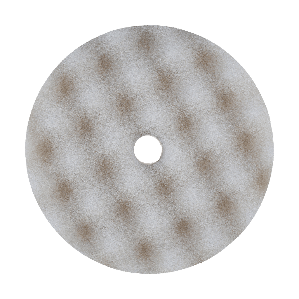 899WG - 8" White Coarse Convoluted Foam Pad - Cutting