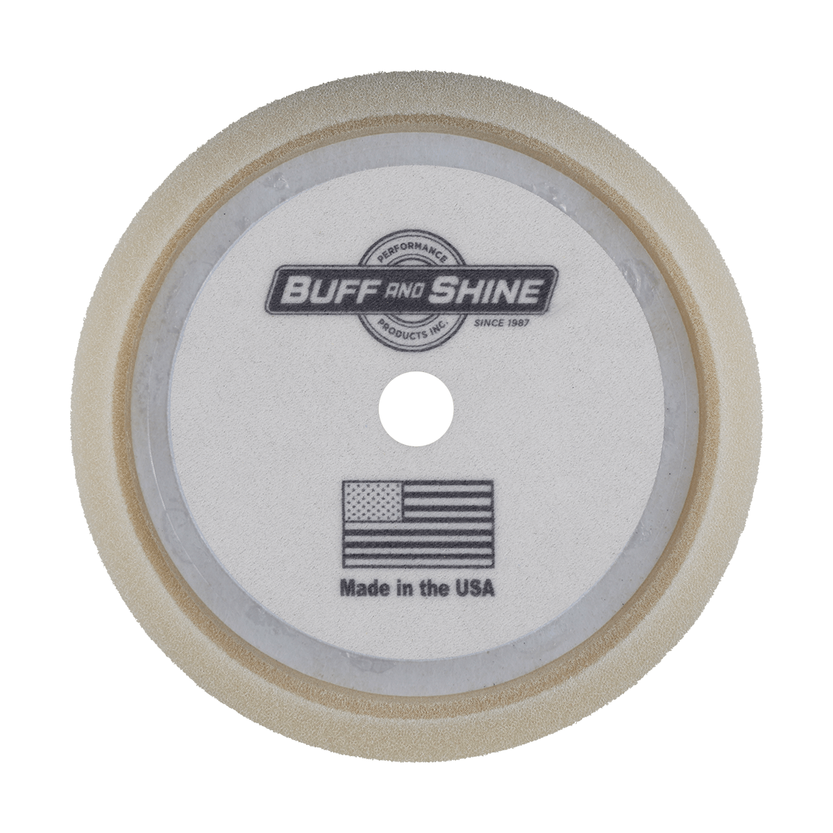 899WG - 8" White Coarse Convoluted Foam Pad - Cutting