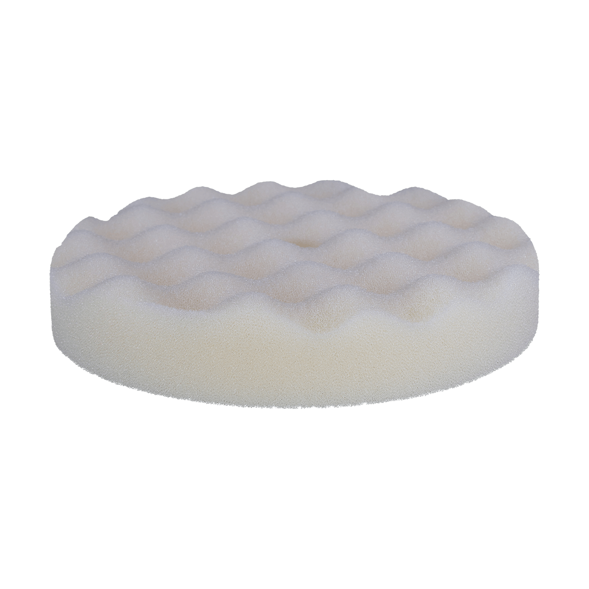 899WG - 8" White Coarse Convoluted Foam Pad - Cutting