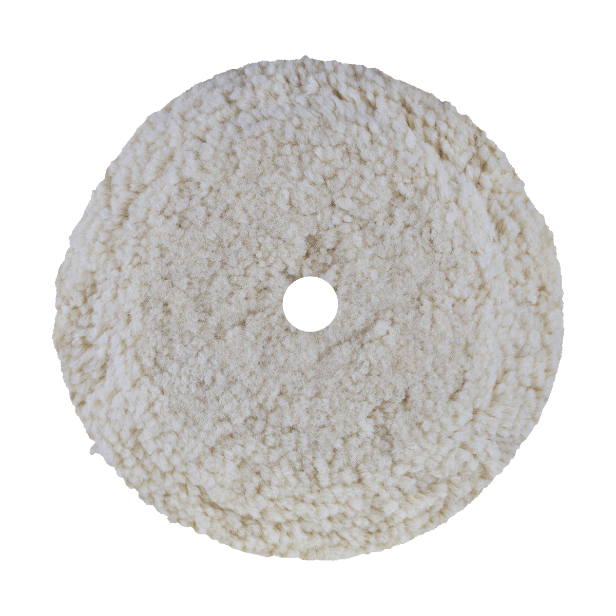 9003N - 9" 100% Natural Wool (4 Ply Twist) Bolt-On Wool Pad - Cutting