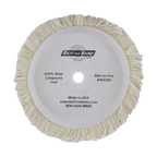 9003N - 9" 100% Natural Wool (4 Ply Twist) Bolt-On Wool Pad - Cutting