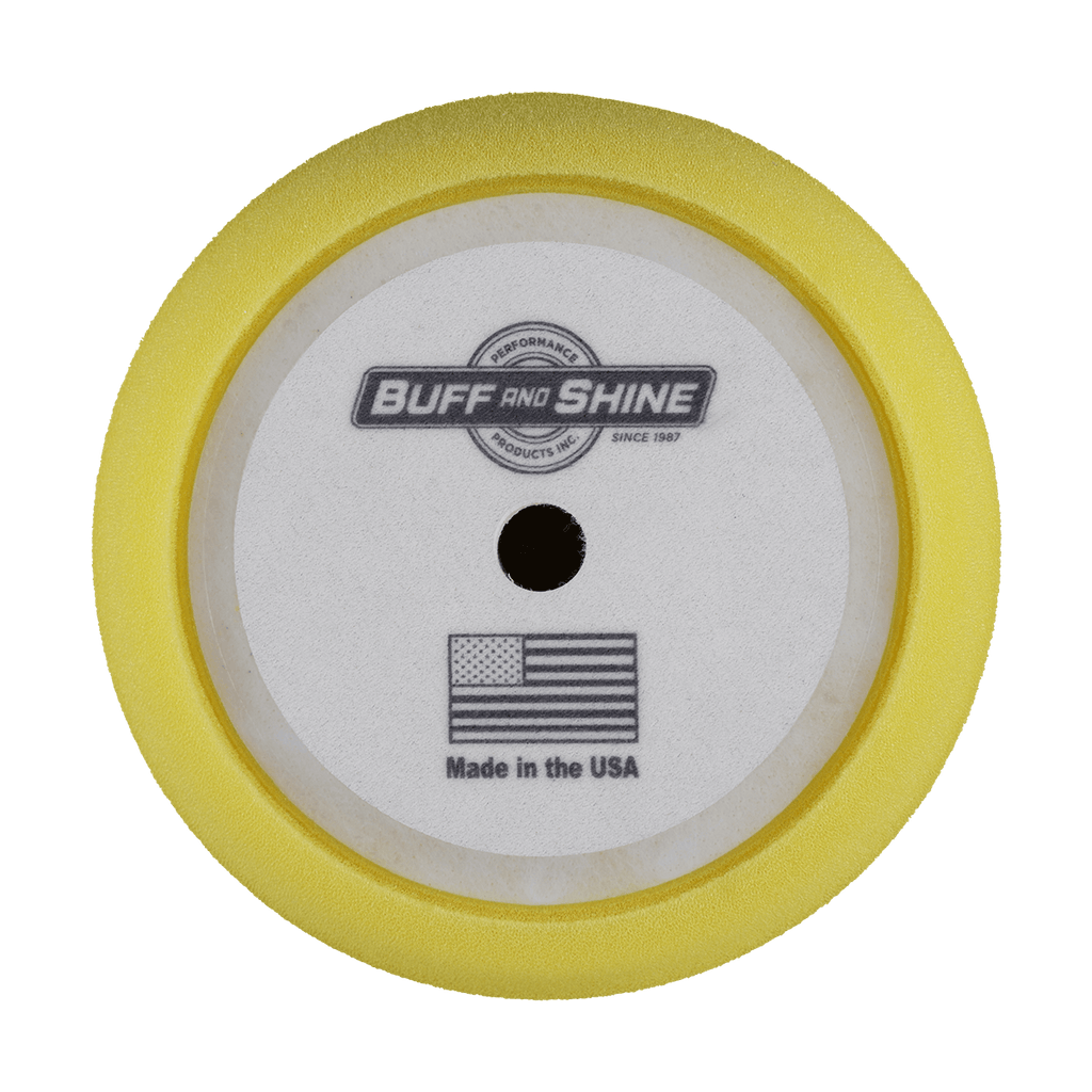 930G - 9" Yellow Soft Contour Foam Pad - Cutting