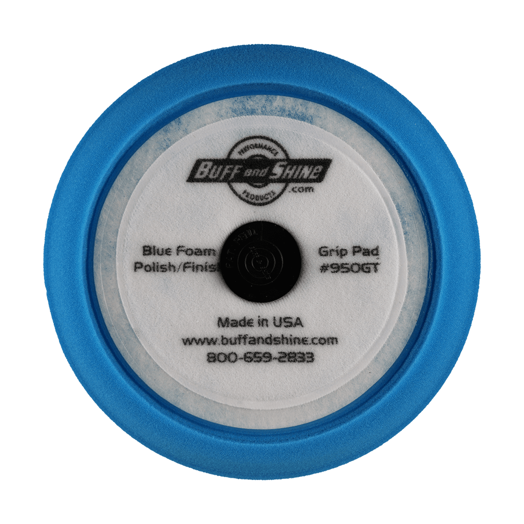 950GT - 9" Blue Soft Contour Foam Pad - Polishing