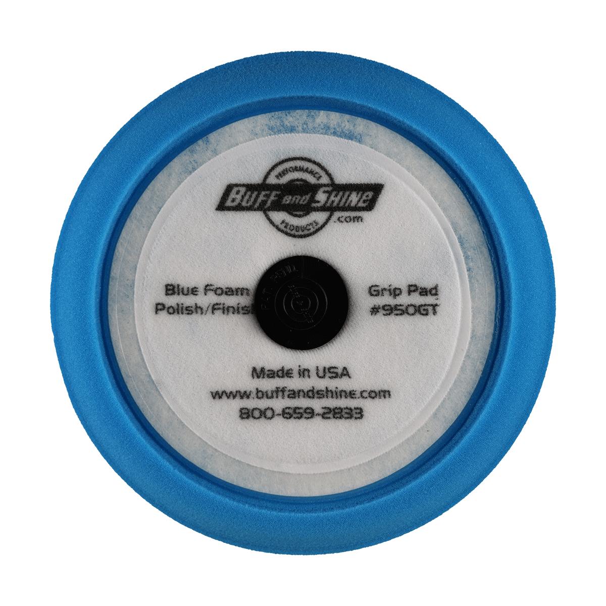 950GT - 9" Blue Soft Contour Foam Pad - Polishing