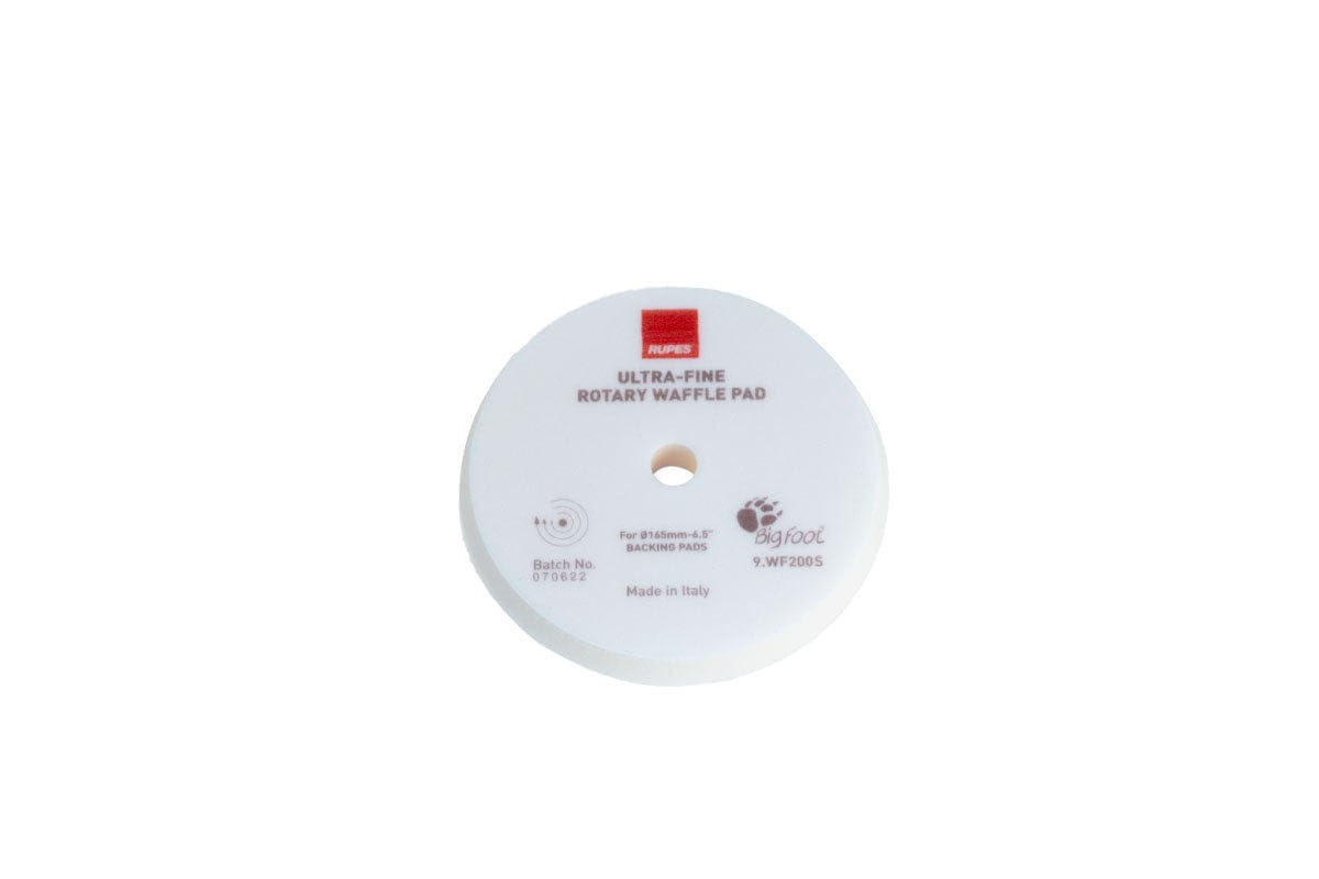 RUPES [WAFFLE ULTRA-FINE] Polishing Foam Pad for Rotary Polishers