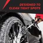 Microfiber Wheel Brush - Angled Reach