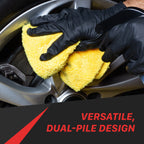 Microfiber Car Cloth | 500GSM Fluffy Wax Removal Microfiber Towel