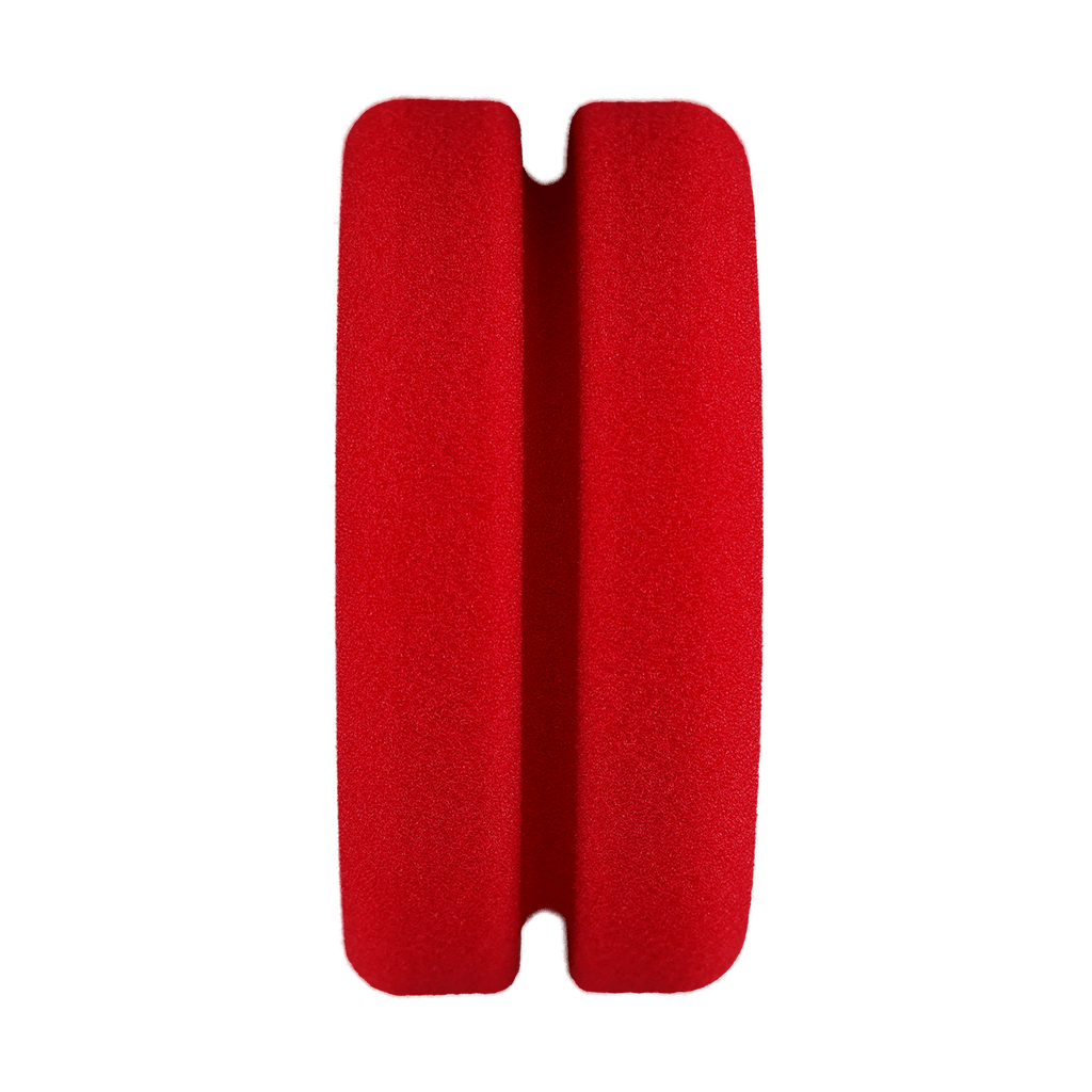 B-RFA515 - Red Foam Applicator with Tapered Edge (Bulk) - 5" x 1.5"