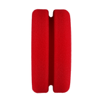 B-RFA515 - Red Foam Applicator with Tapered Edge (Bulk) - 5" x 1.5"