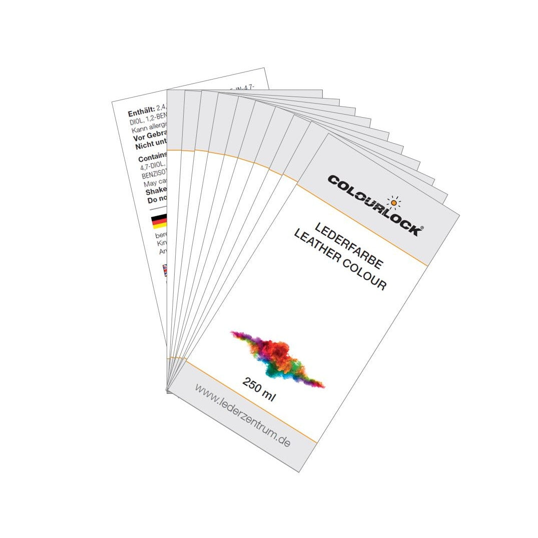 Label Leather Colour 250ml (Pack of 10)