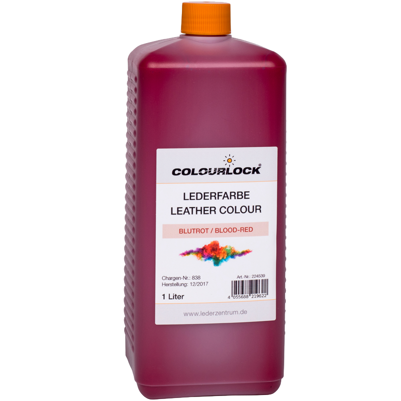 Leather Colour 1L Blood Red
