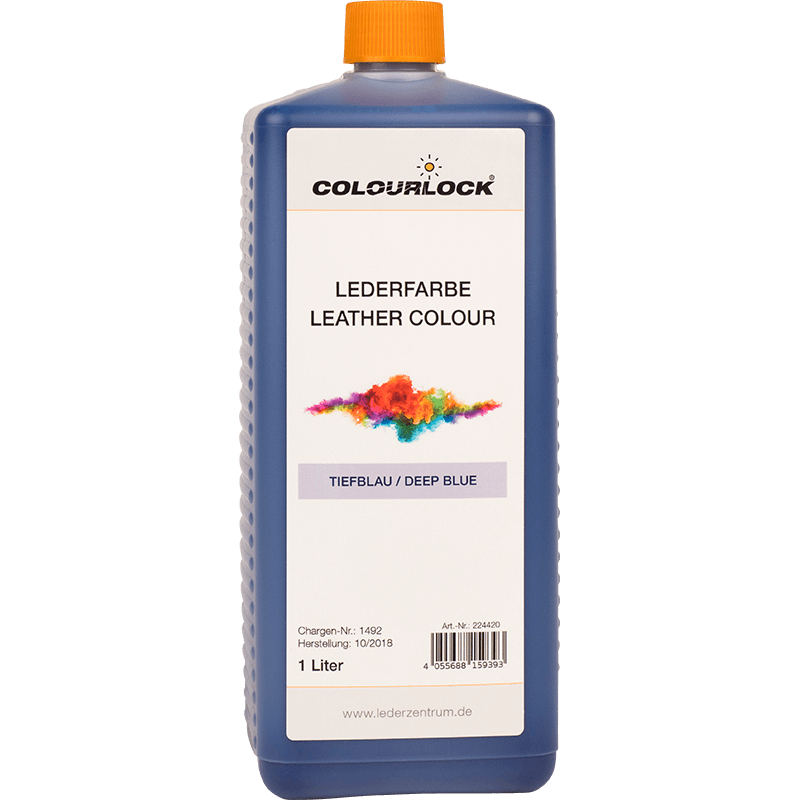Leather Colour 1L Deep Blue