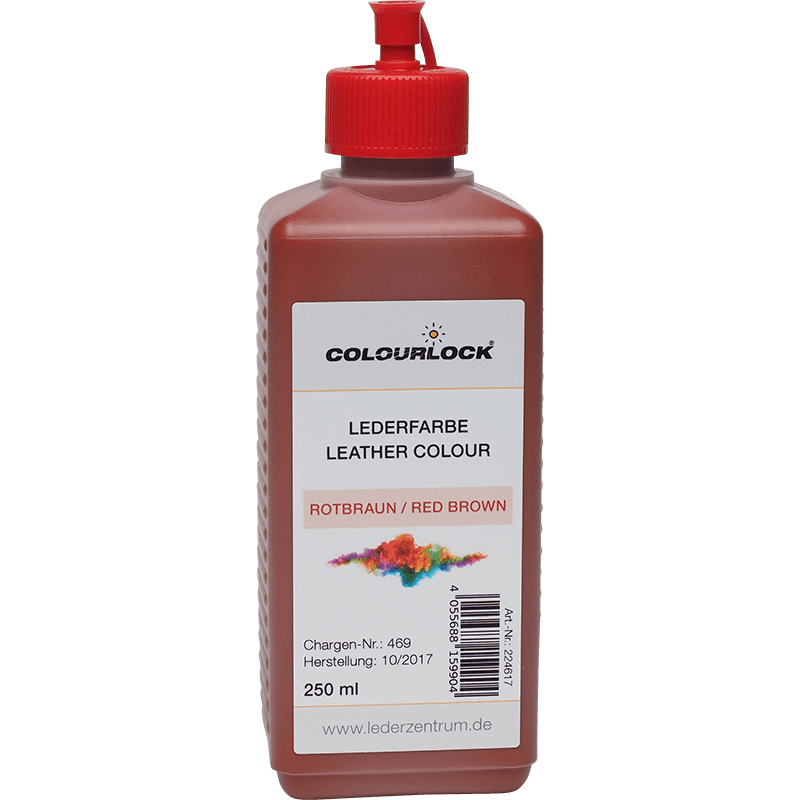 Leather Colour 250ml Red Brown