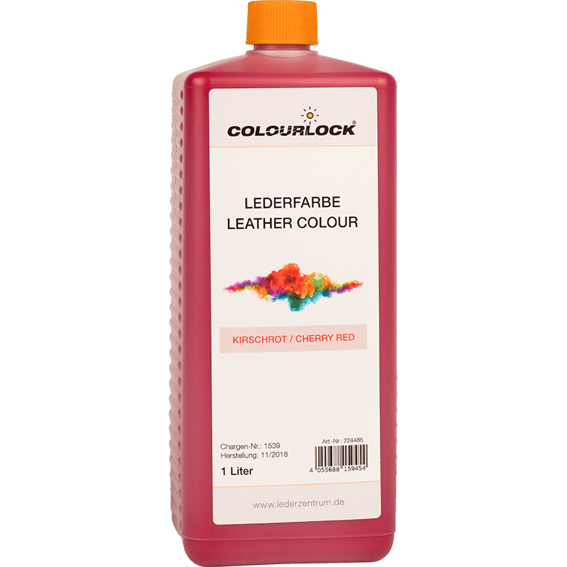 Leather Colour 1L Cherry Red