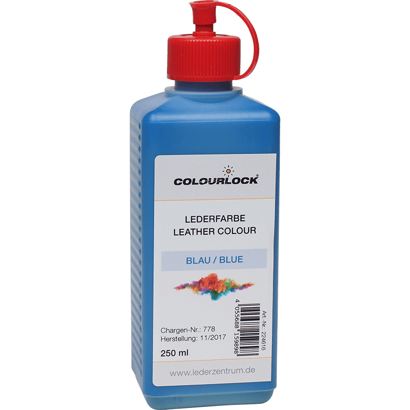 Leather Colour 250ml Blue