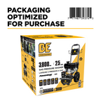 3,800 PSI 2.5 GPM Cold Water Gas Pressure Washer with Honda GX200 Engine and CP Triplex Pump - B3865HA
