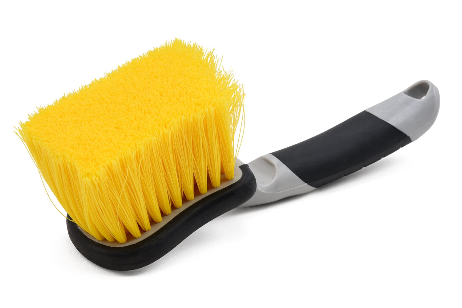 [Short Handle Brush] (Soft Nylon Brsitle) - Yellow