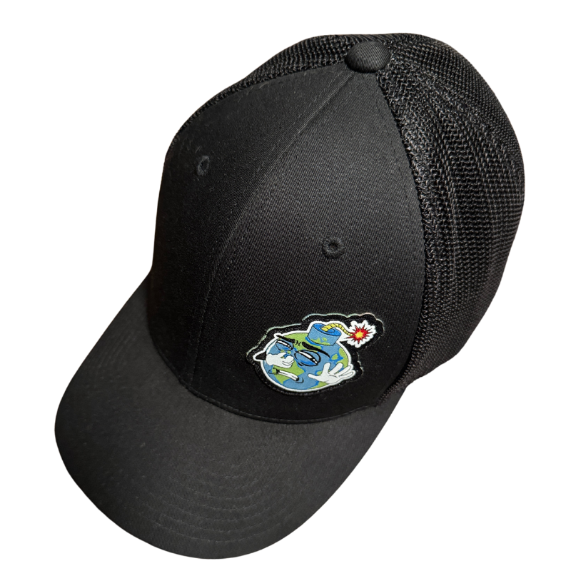 Bio-Bombs StinkFace Fitted Trucker Hat