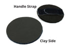 [Clay Disc] Round Decontamination Pad with Velcro 3" Diameter