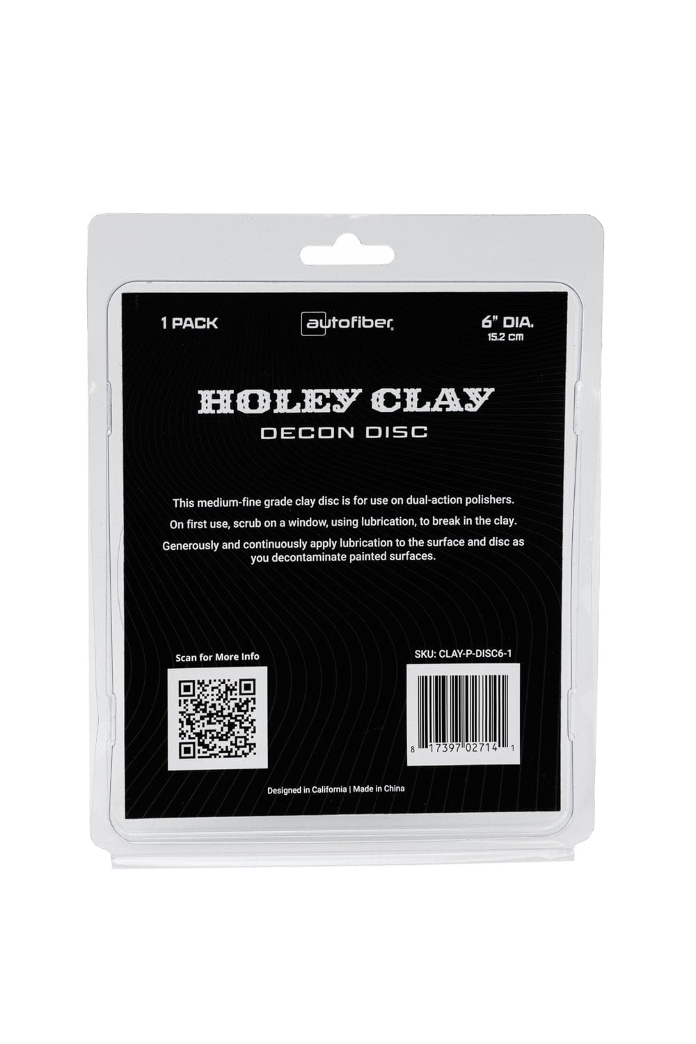 CASE: retail [Holey Clay Disc] Decontamination Pad for Polishers
