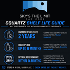 CQUARTZ BlackOut 2.0 Tire & Rubber Coating