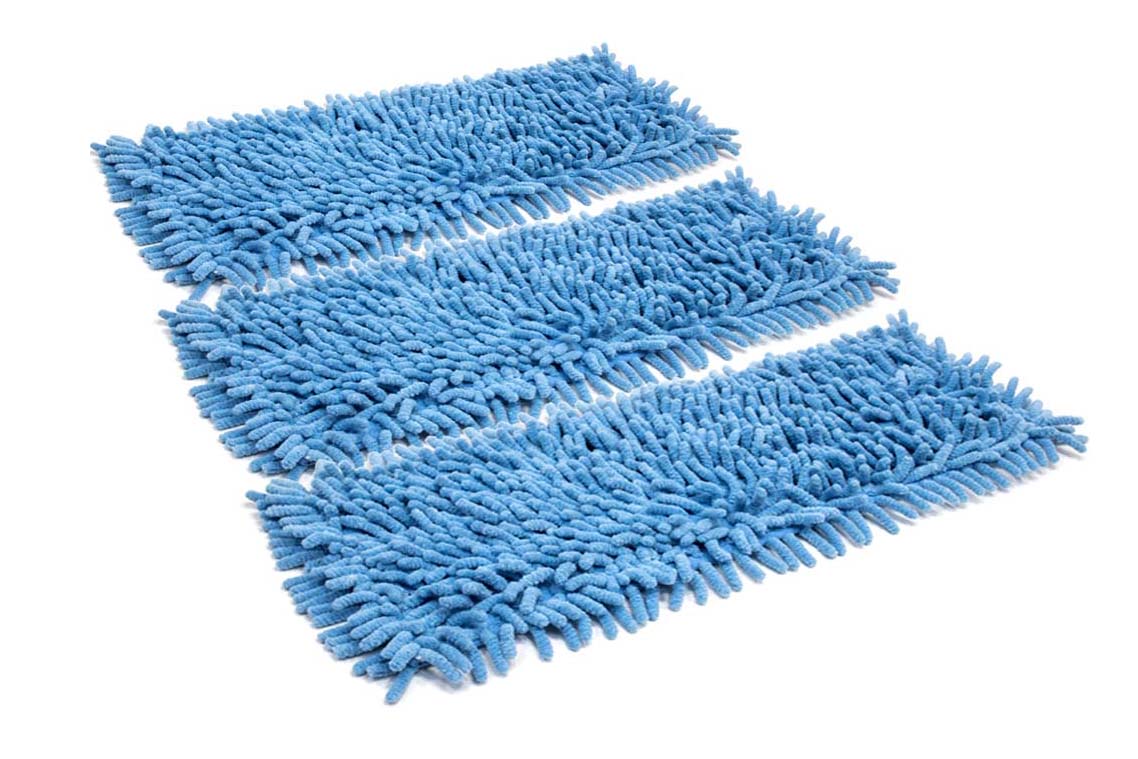 [Shop Mop] 20" Noodle Microfiber Mop Pads- 3 Pack