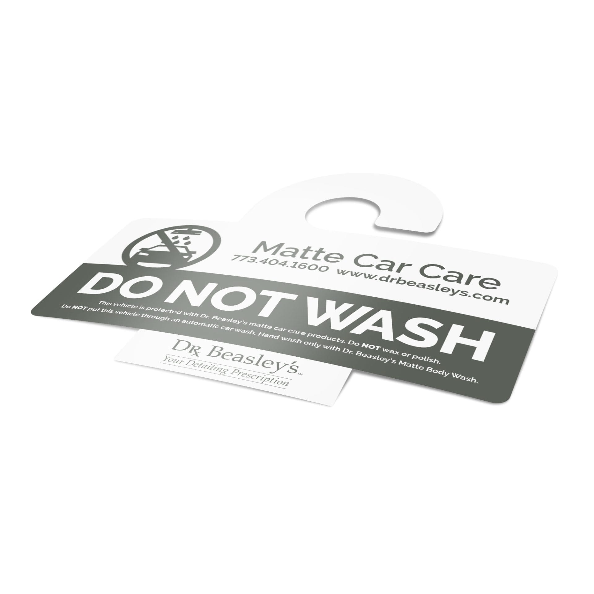 “Do Not Wash” Hanger — Matte