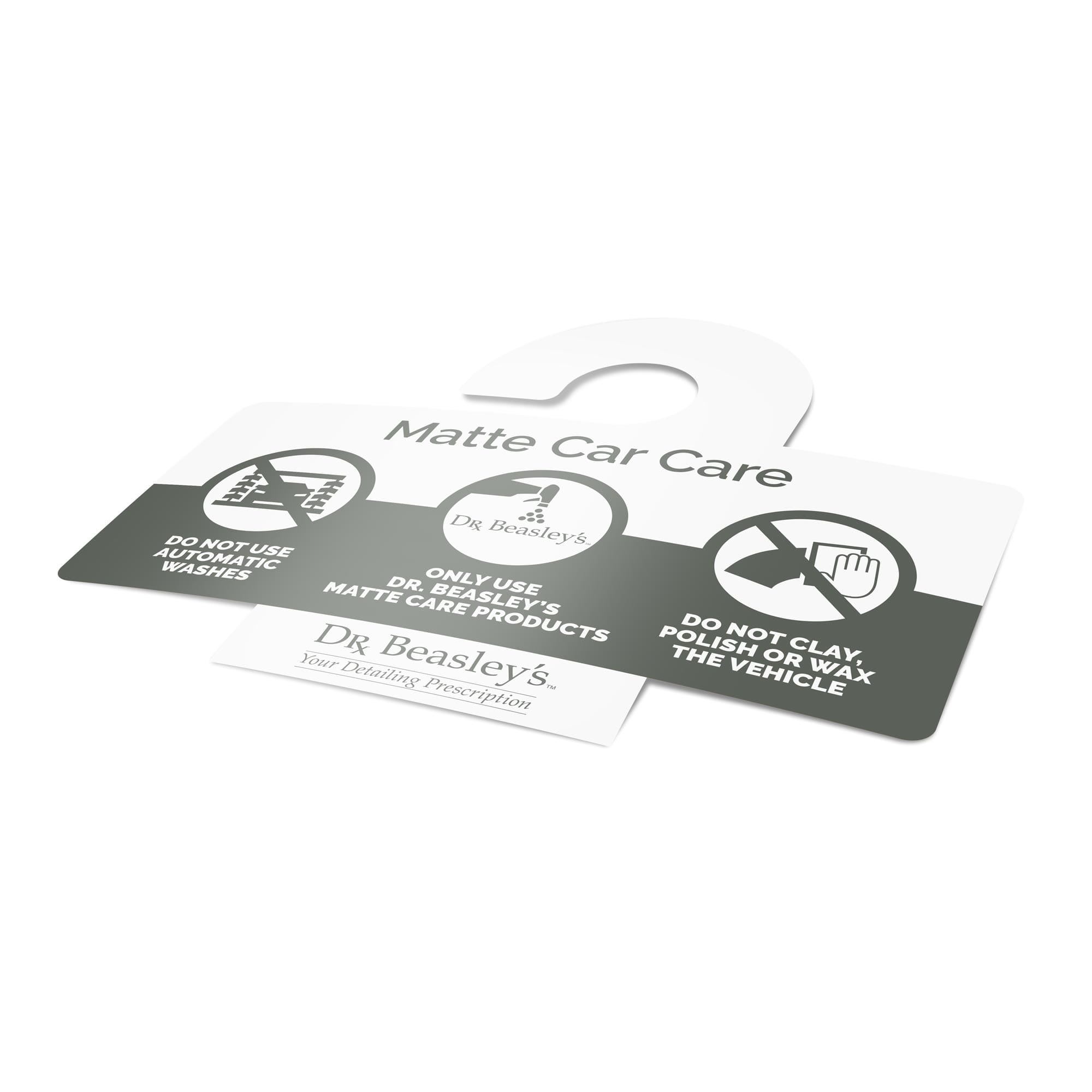 “Do Not Wash” Hanger — Matte