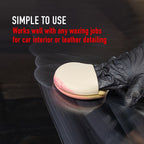 Finger Hold Foam Wax Applicator - 2 Pack