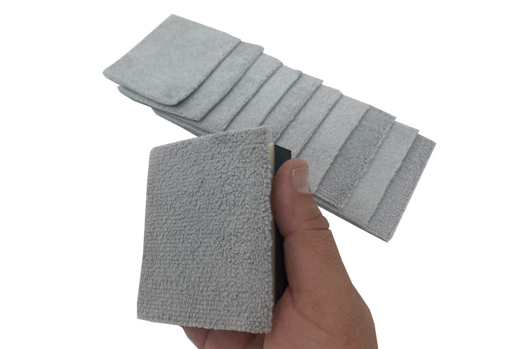 [Saver Block & Refill] Coating Applicator Foam Block and Refill Sheets with Barrier Layer (3 in. x 2.5 in.) - 12 pack