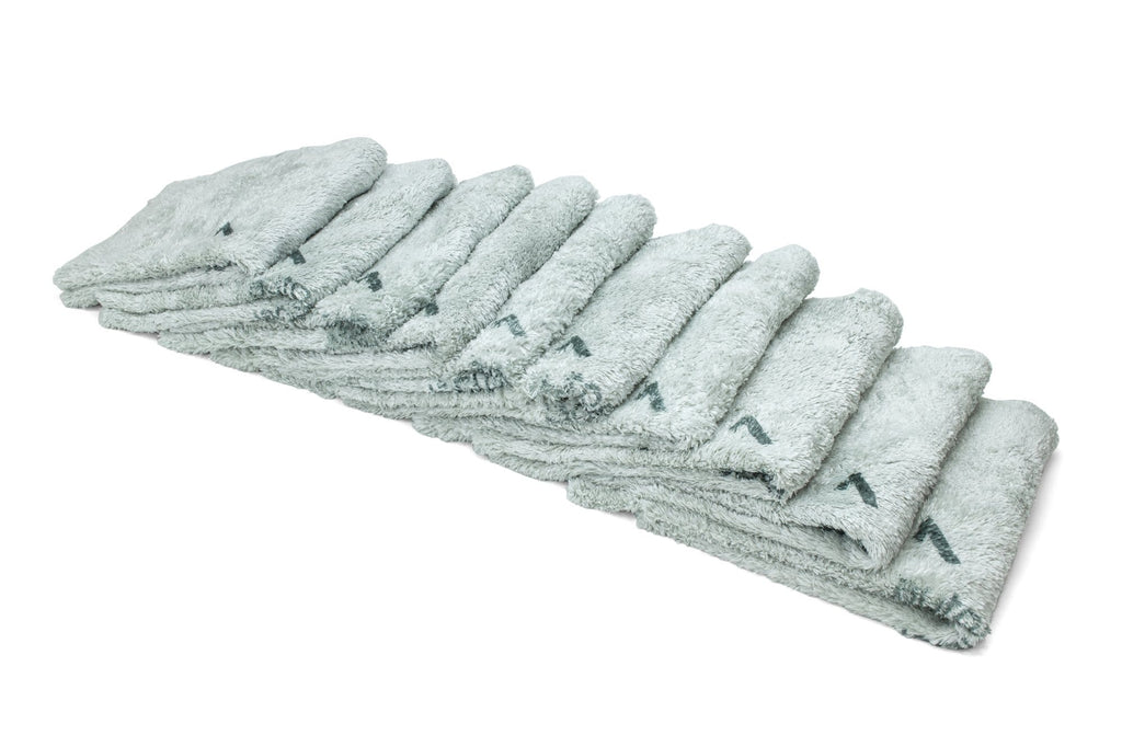 [Korean Quadrant Wipe] Plush Microfiber Coating Leveling Towel (16 in. x 16 in., 350 gsm) - 10 pack