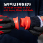 Curved Grip Extra Large Brush - Ultra Soft & Mixed Bristle