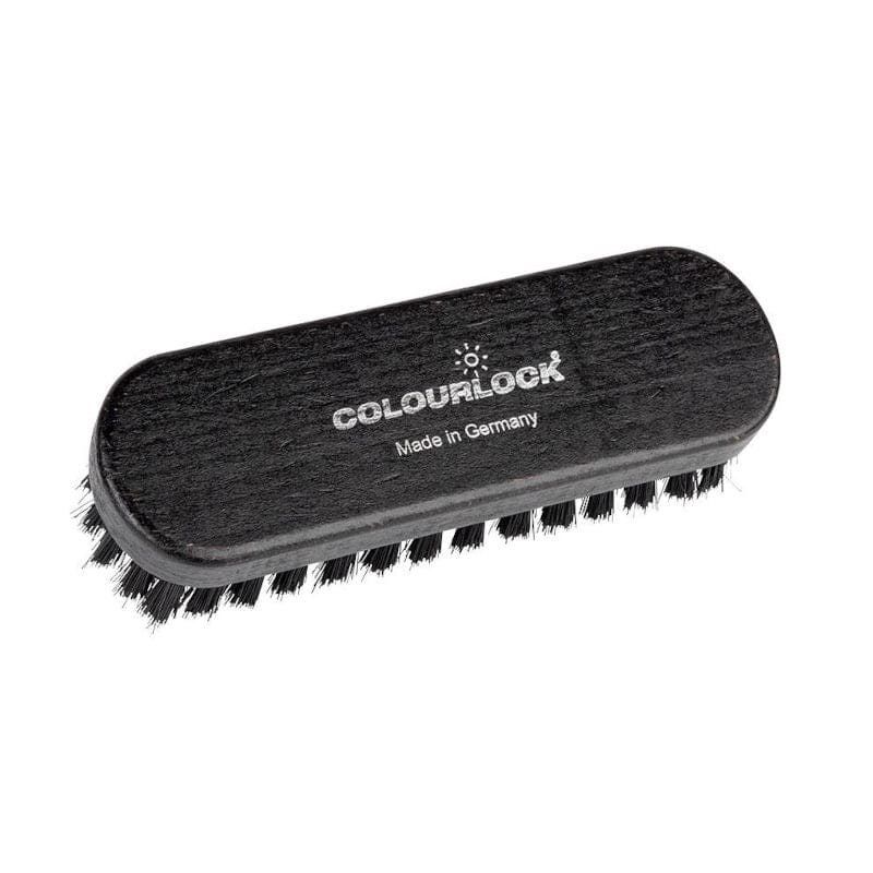 [Leather Brush] - Black 135x41mm with Silver Logo