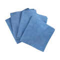 MF1B - Blue Microfiber Detail Towel - Edgeless - 16" x 16"