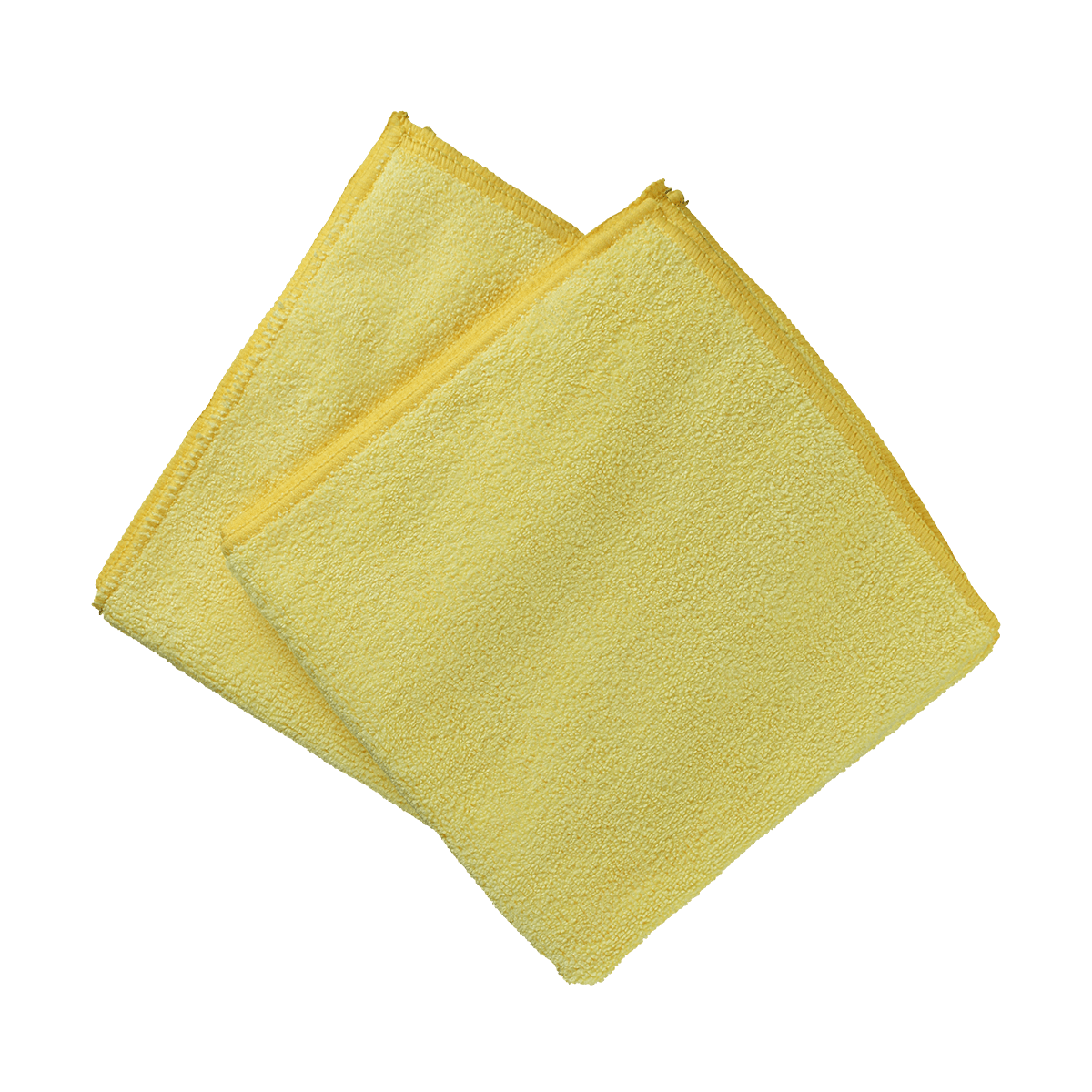 MF1Y - Yellow Microfiber Detail Towel - Edgeless - 16" x 16"
