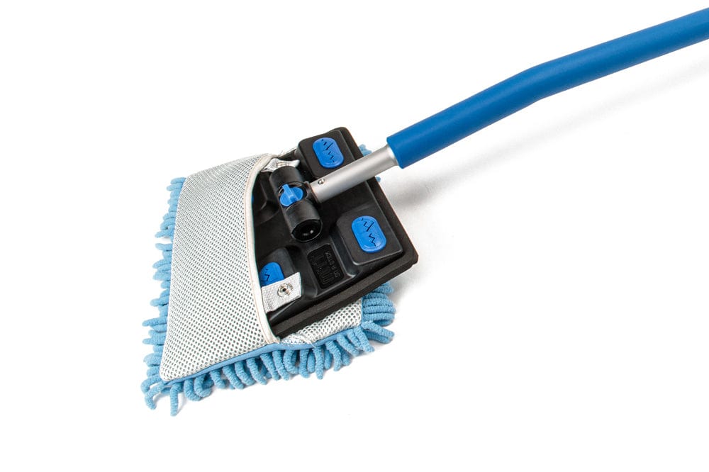 [Mitt on a Stick PRO+] Premium Car Wash Mop, Brush, Pole, Mitt