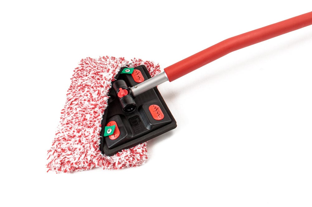 [Mitt on a Stick PRO+] Premium Car Wash Mop, Brush, Pole, Mitt