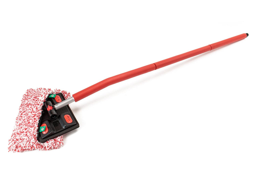[Mitt on a Stick PRO+] Premium Car Wash Mop, Brush, Pole, Mitt