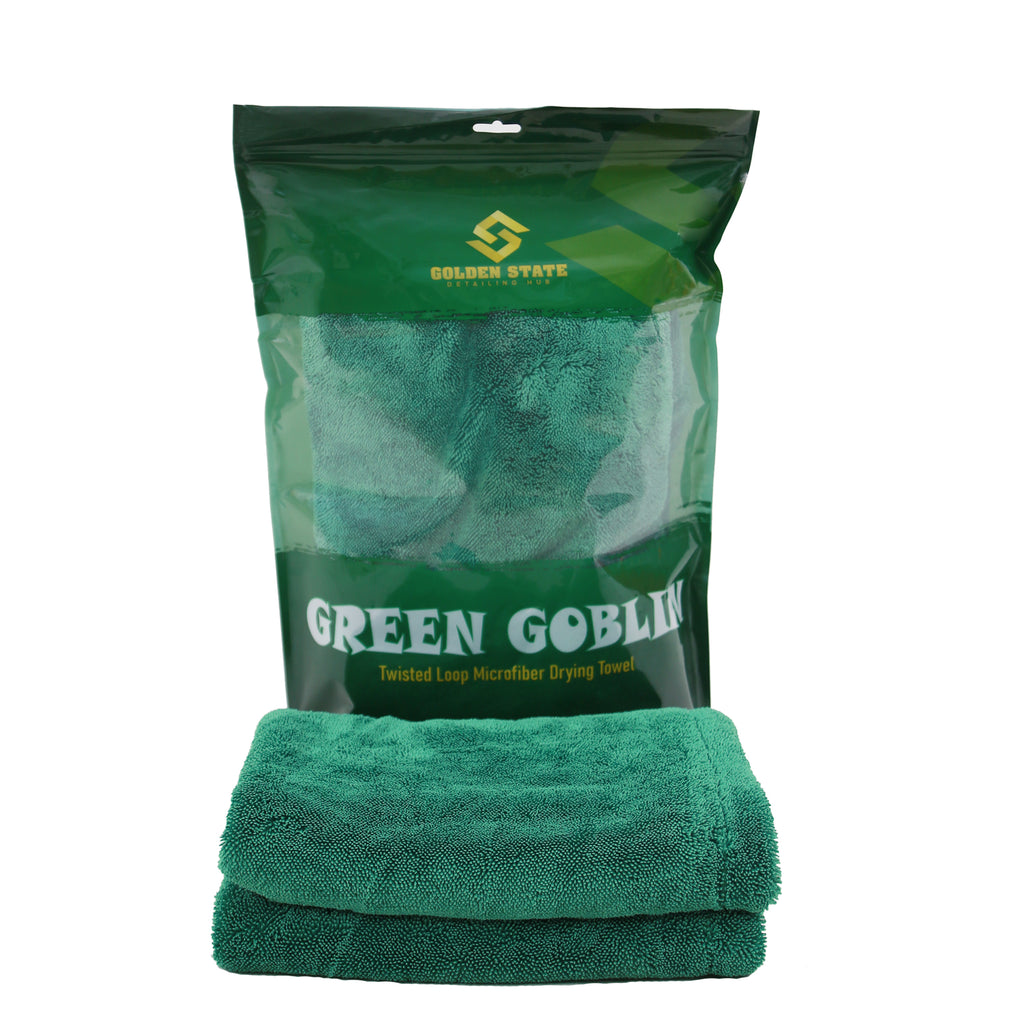 Green Goblin Twisted Loop Microfiber, 1200 GSM, 24"x36"