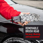 Microfiber Soft Wheel Brush with Replaceable Cover