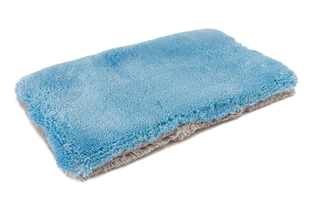 CASE [Double Wide] Extra-Long Microfiber Wash Pad (9"x16") Blue/Gray (50/singles)