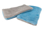 CASE [Double Wide] Extra-Long Microfiber Wash Pad (9"x16") Blue/Gray (50/singles)