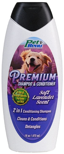 PET RENU PREMIUM SHAMPOO & CONDITIONER - 16 oz.
