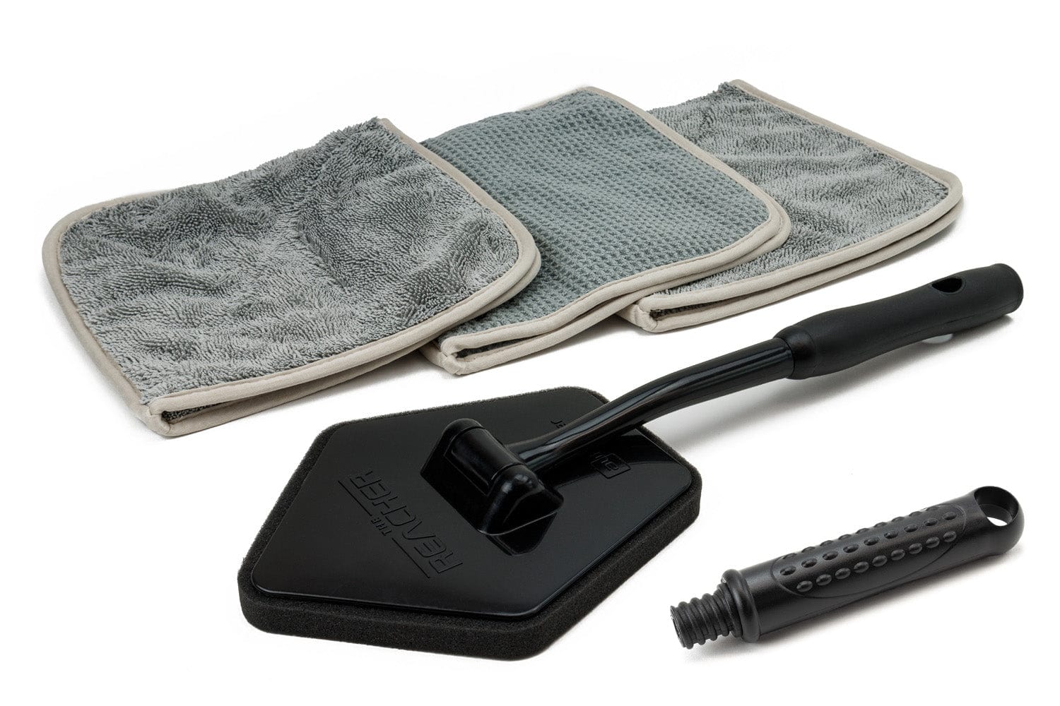 [The Reacher] Glass Kit - Glass Flip Towels (3 pack) & Reacher Extension Tool