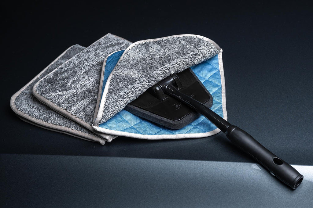 CASE: retail [The Reacher] Glass Kit - Glass Flip Towels (3-pack) & Reacher Extension Tool (12/kits)