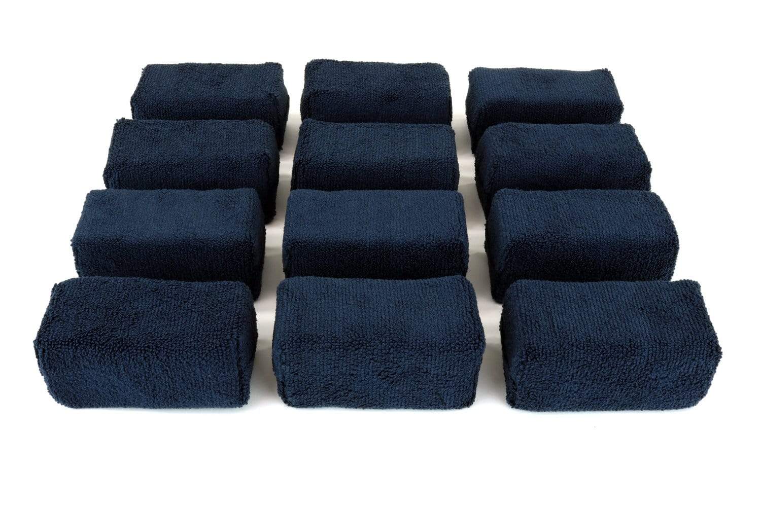[Block Sponge] Narrow Microfiber Terry Sponge Applicator (4 in. x 2 in. X 2 in.) 12 pack