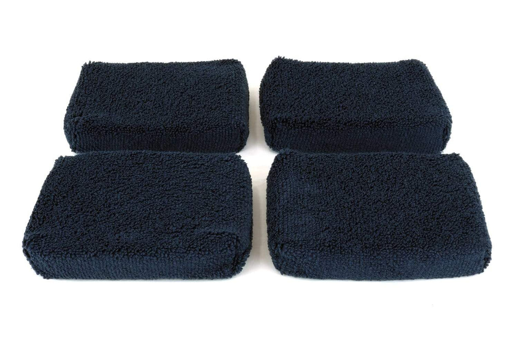 [Block Sponge] Thin Microfiber Applicator Pad (5 in. x 3.5 in. x 0.75 in.) 4 Pack