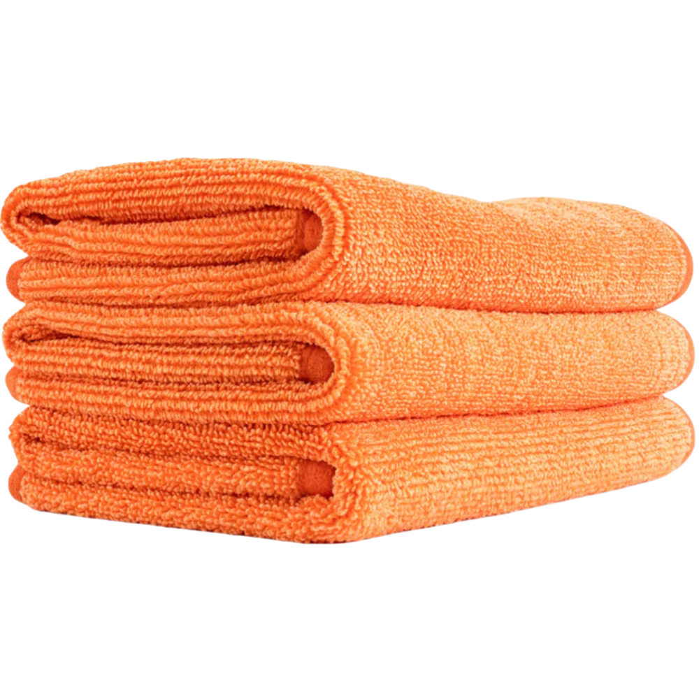 Bead Maker - Premium MF Towel - 16"x16" - Orange 3 Pack (550 GSM)