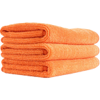 Bead Maker - Premium MF Towel - 16"x16" - Orange 3 Pack (550 GSM)