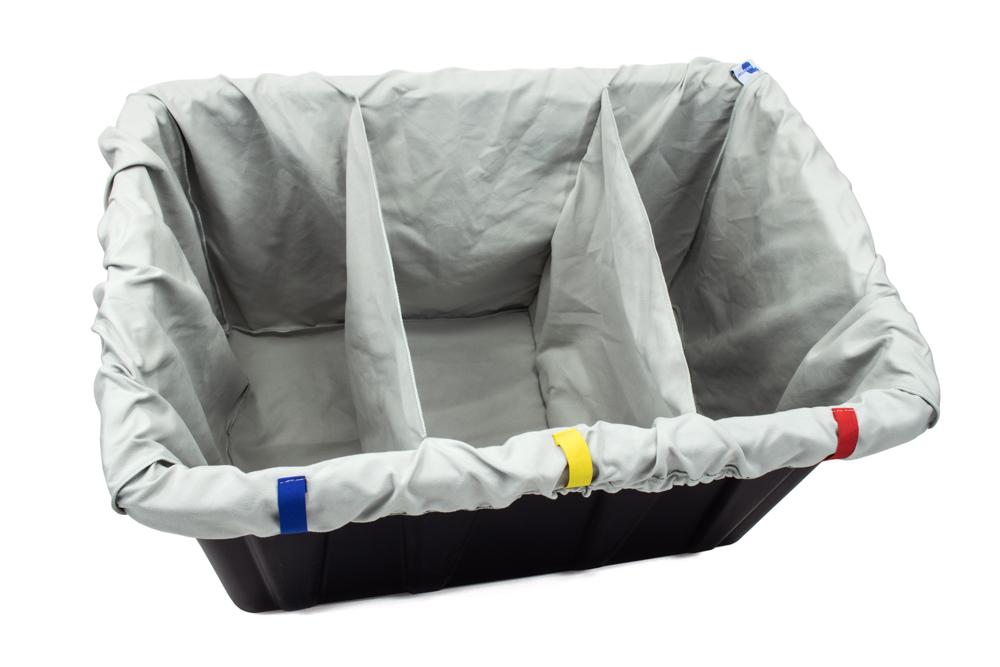 [Towel Separator] Bag Insert Organizer for Plastic Bins